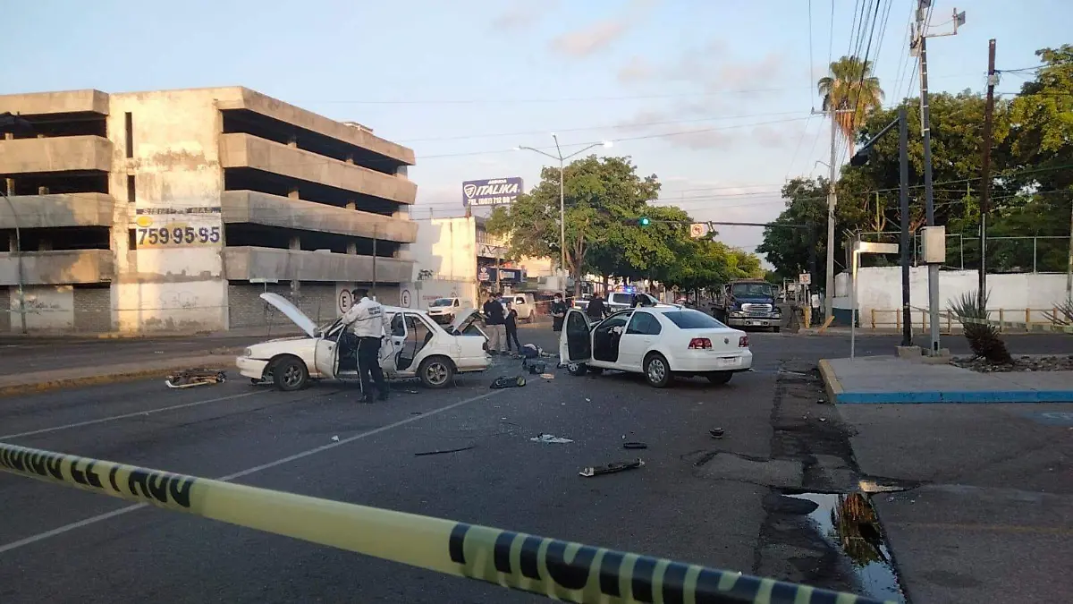 choque en el centro de culiacan